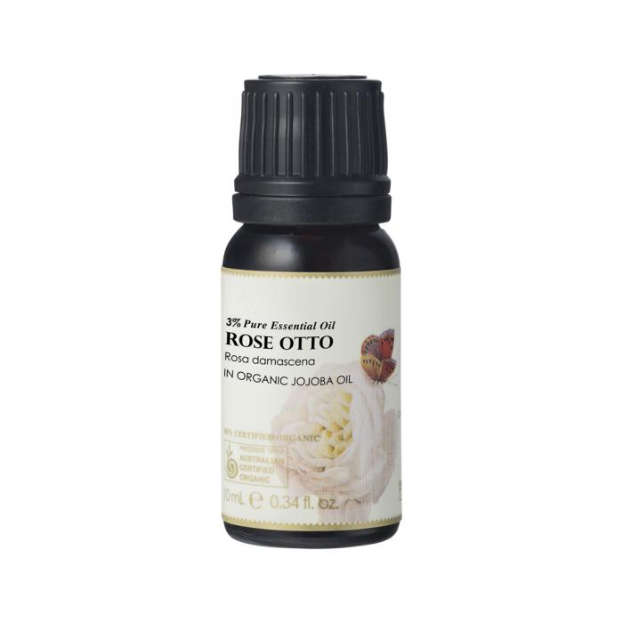 Ausganica 100%有機 玫瑰精油 10ml (含3%玫瑰精油稀釋於荷荷巴油)